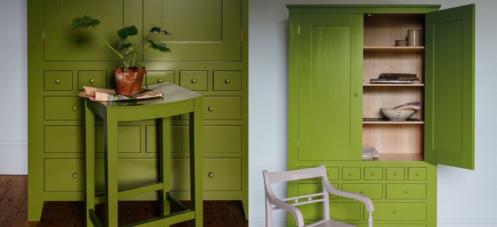 Bespoke Green Piano Room Bespoke Green Piano Room