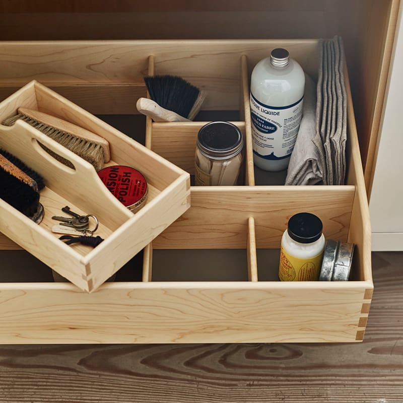 Shoe Cleaning Supplies for Plain English Design Details Plain English Storage Designs