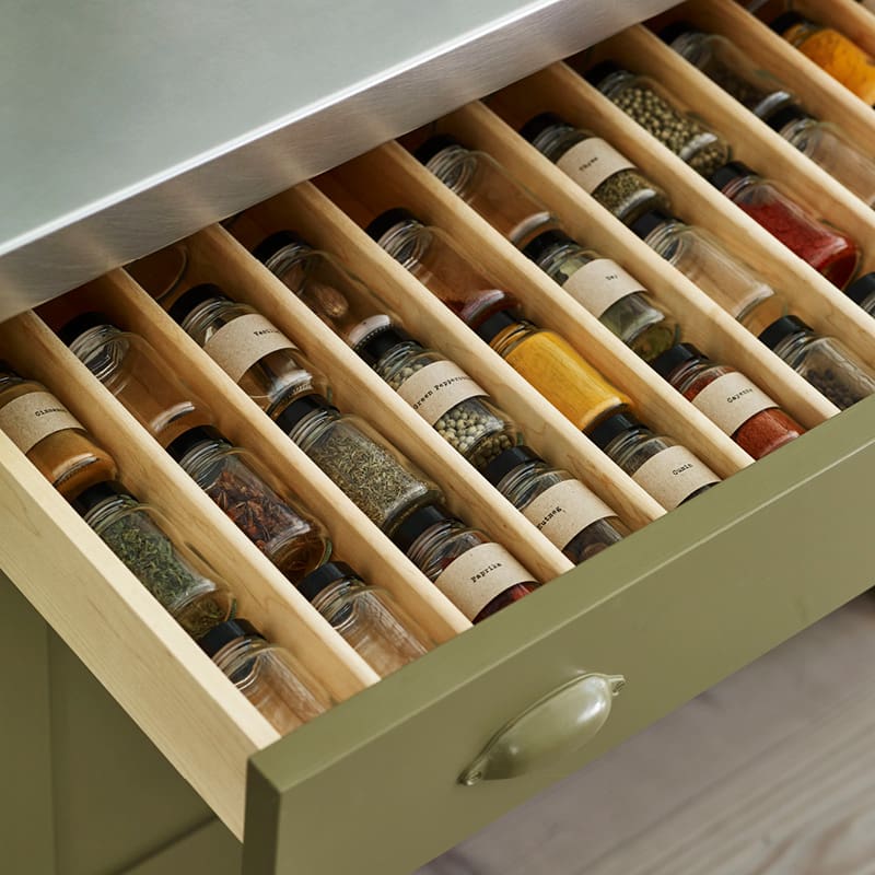 Spice Rack for Plain English Design Details Plain English Storage Designs