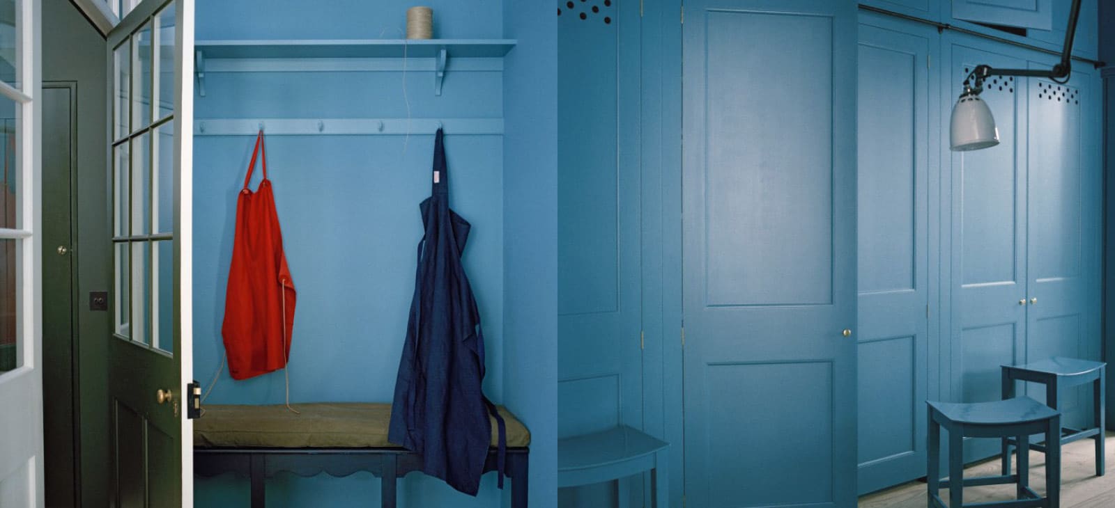 Bespoke Plain English Blue Interior Storage Bespoke Plain English Blue Interior Storage