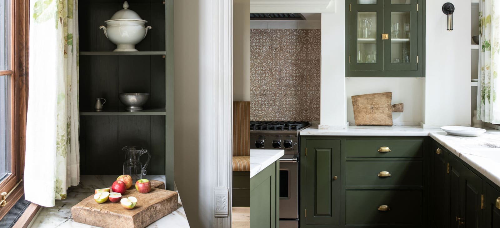  Army Camp Coloured Kitchen Designed by Plain English