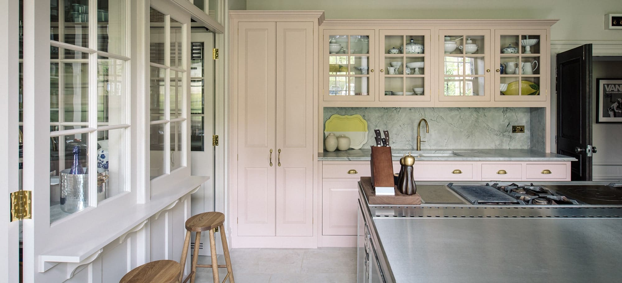  Kipper Coloured Kitchen Cupboard & Cabinets designed by Plain English