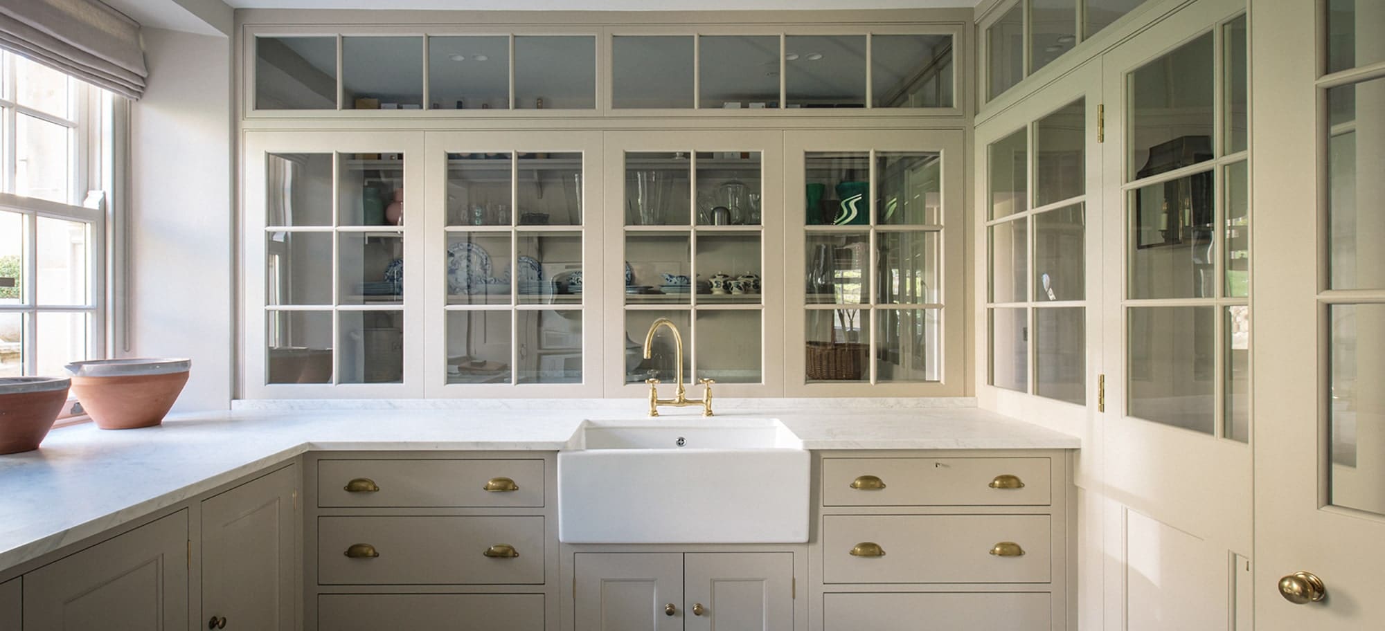  Mash Coloured Kitchen Cupboard designed by Plain English