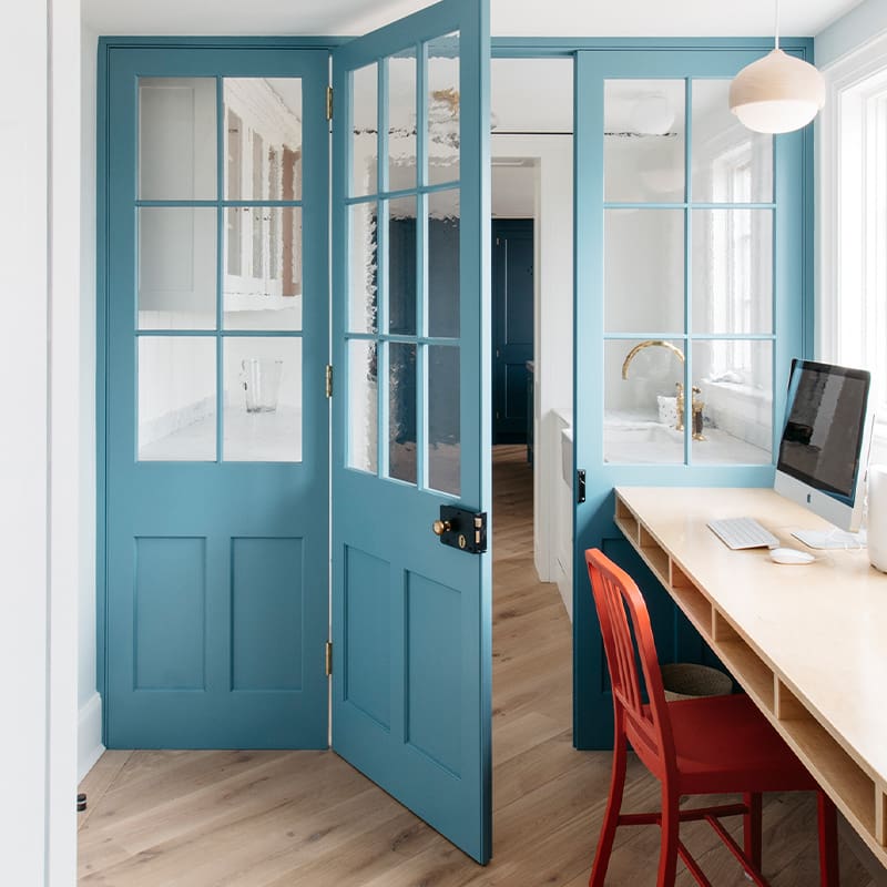 bespoke home office and library design USA