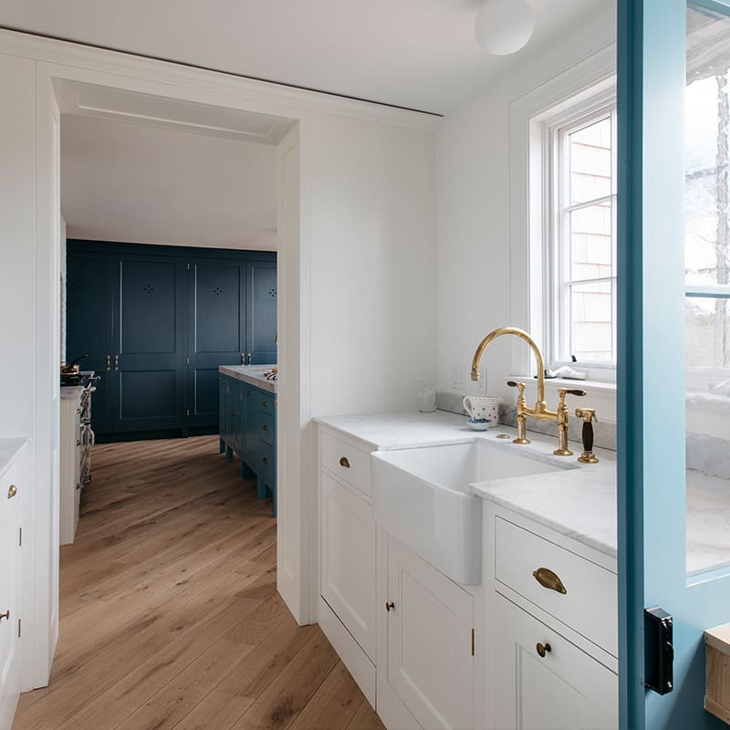 Bespoke millwork for butlers pantry or scullery design USA