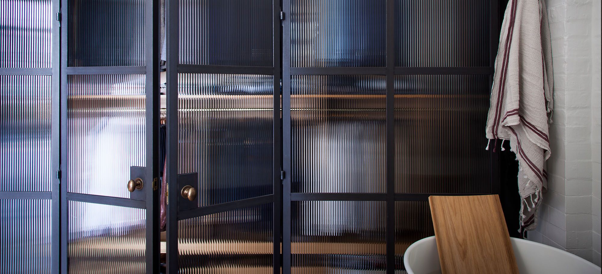  Light black panes for bedroom closet